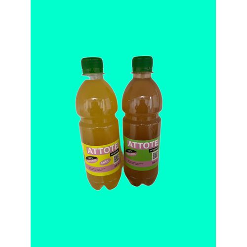 🌿 Lot De 2 Bouteilles Attoté Original 500ml ¿ Supernaturel + Miel | 100% Naturel, Sans Sucre, Vegan