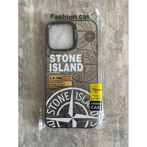 Coque Stone Island, Pour Iphone 14 Pro Max Couleur Noir