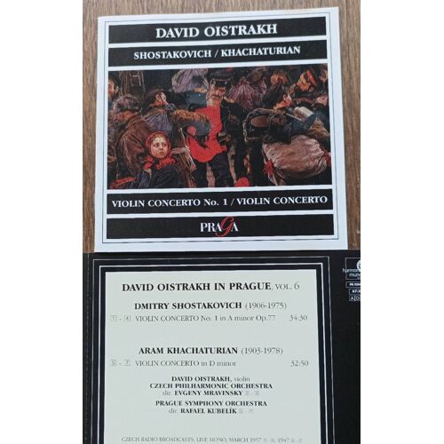 Shostakovich/ Khatchaturian . David Oistrakh In Prague Vol. 6