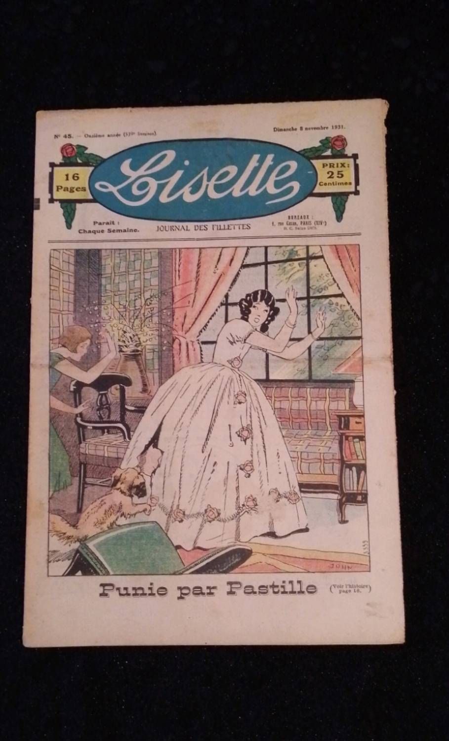 少女雑誌 lisette album No.95 french magazine 少女雑誌 lisette