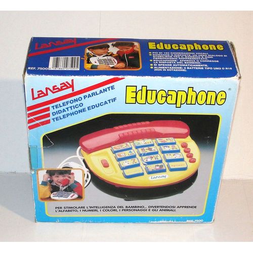 éducaphone téléphone parlant lansay jouet déveil italien