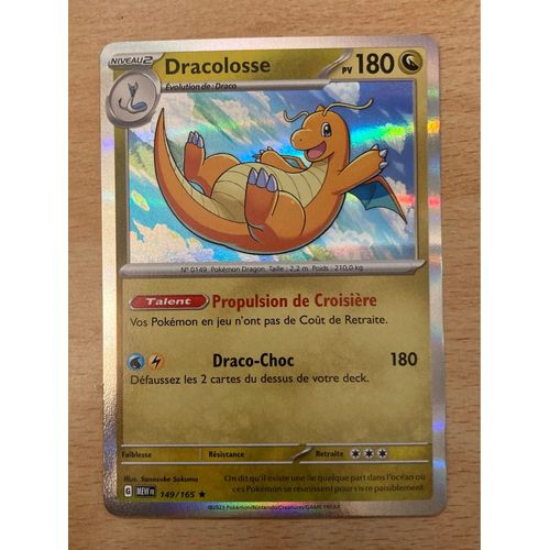 (2386) Dracolosse 149/165 Pokemon 