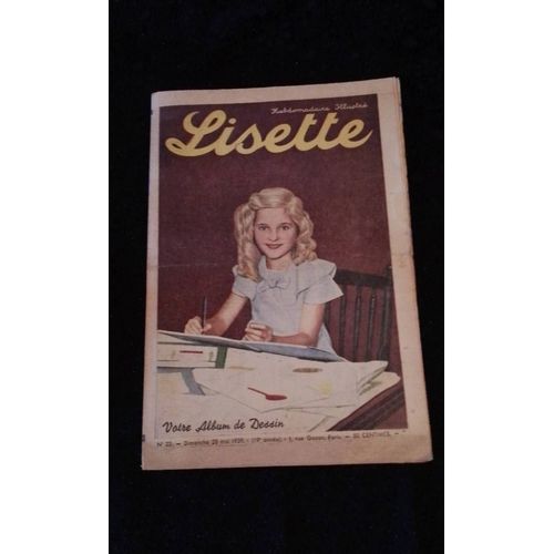 Revue Lisette Numéro 22 Du Dimanche 28 Mai 1939