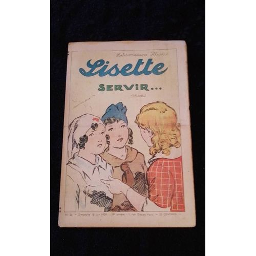 Revue Lisette Numéro 25 Du Dimanche 18 Juin 1939