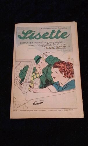 Revue Lisette Numéro 29 Du Dimanche 16 Juillet 1939 Jackie