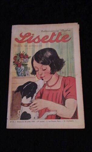 Revue Lisette Numéro 31 Du Dimanche 30 Juillet 1939 Black Se Promène