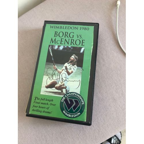 Tennis - Wimbledon 1980 - Finale Borg / Mcenroe