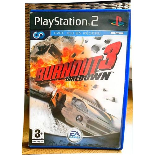 Burnout 3: Takedown (Ps2) | Jeu De Course Et Crash Spectaculaire | Vf + Jeu En Réseau | Pegi 3+ | Vendu Par Blaspo Fr