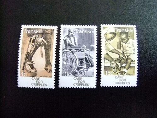 48 Transkei 1977 / Aide Aux Personnes Handicapées / Yvert 45 / 47 Mnh