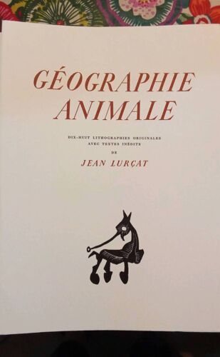 Géographie Animale Lurçat