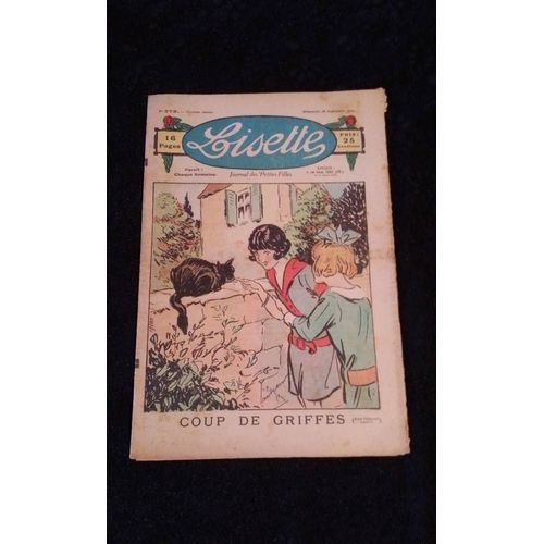 Revue Lisette Journal Des Petites Filles Numéro 272 Du Dimanche 26 Septembre 1926 : Coup De Griffes