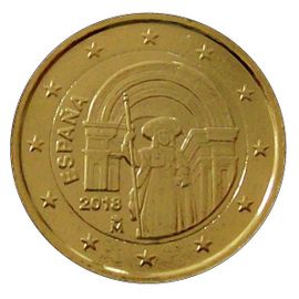 Espagne 2018 ¿ Saint Jacques De Compostelle - 2 Euros Plaque Or