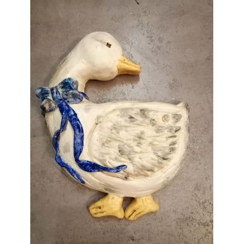 bibelot canard blanc et bleu