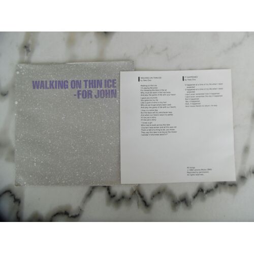 Yoko Ono - Walking On Thin Ice- For John