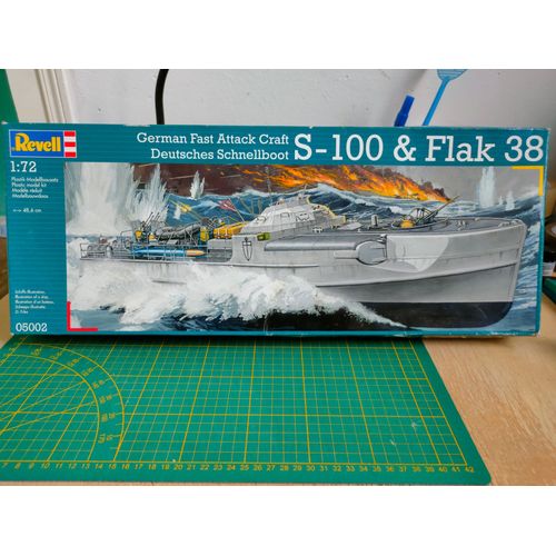 Maquette Bateau Revell 1/72 : S-100 & Flak 38 ( Rare )-Revell