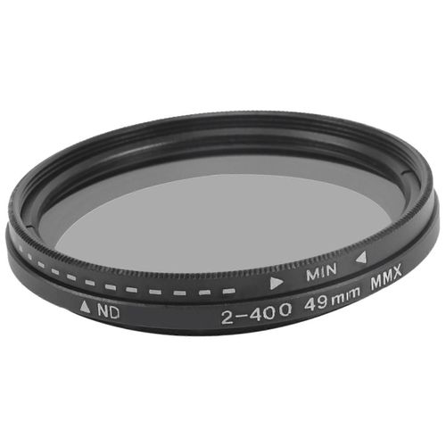 ND2-400 Filtre ND variable de fader à densité neutre Filtre réglable de 49 mm pour pour objectif de caméra