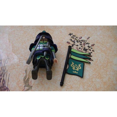 Playmobil 6327 Chef Chevalier Dragon Asiatique Vert