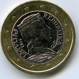 Lettonie 1 Euro 2014
