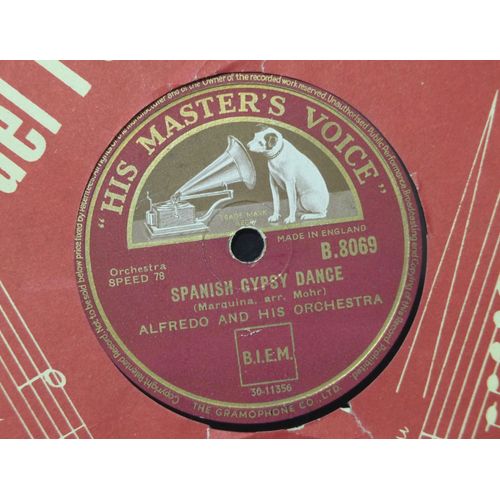 78 Tours Alfredo And His Orchestra Spanish Gypsy Dance Medley Of Strauss Waltzes