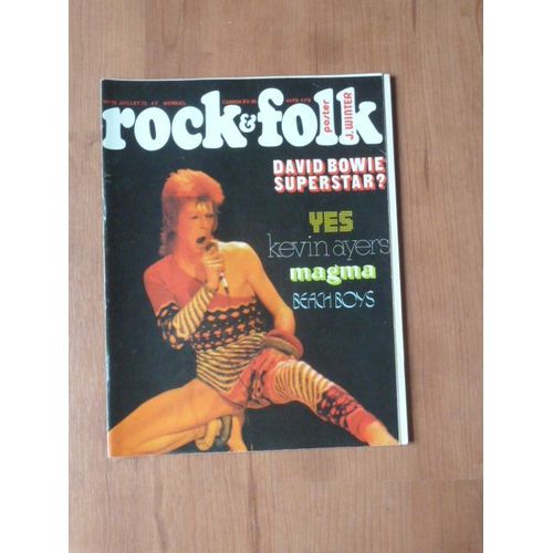Rock And Folk78 De Juillet 1973 - David Bowie - Yes - Magma - Beach Boys - Kevin Ayers