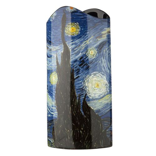 Vase en céramique silhouette Van Gogh - Nuit étoilée