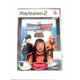 Wwe Smackdown Vs Raw 2008 Featuring Ecw ¿ Jeu De Catch Sur Ps2 ¿ Version Platinum ¿ Audio Multilingue ¿ Pal ¿ Vendu Par Blaspo Fr