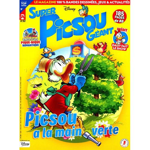 Super Picsou Géant 247 Picsou A La Main Verte