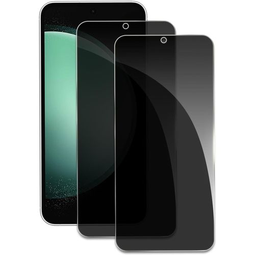 2pcs Verre Trempé Anti Espion Pour Samsung Galaxy S23fe, Privacy Film De Protection En Verre Trempé, Écran Anti-Rayures, Anti-Emprenites Digitales, Haute Définition, Sans Bulles
