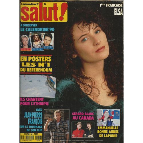 Salut ! 03/01/1990 Elsa, Jean-Pierre François, Gérard Blanc, Dorothée, Voulzy & Les Infidèles, Frédéric François, Début De Soirée, Roch Voisine, Vanessa Paradis, Jason Donovan, Mylène Farmer, Sheila