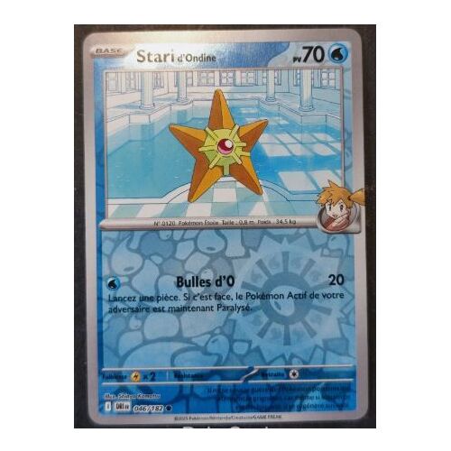 Pokémon Stari D'Ondine 046 / 182 Reverse Ev10 Rivalités Destinées