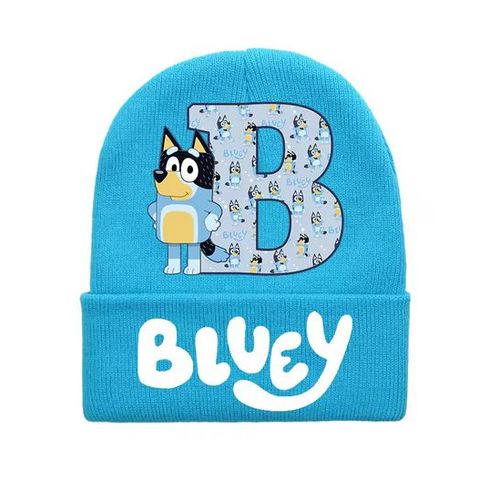 Bonnet Bluey Bingo Pour Enfants. Taille Unique - Lettre B