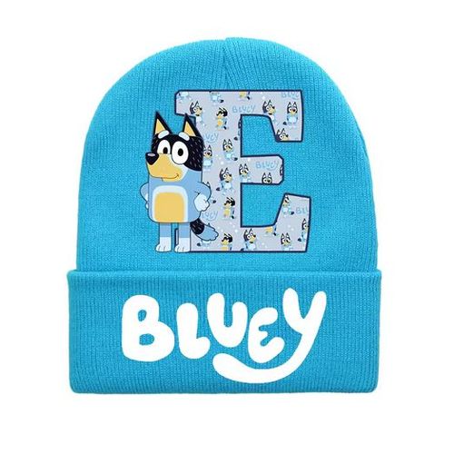Bonnet Bluey Bingo Pour Enfants. Taille Unique - Lettre E