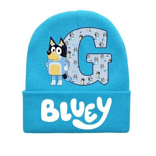 Bonnet Bluey Bingo Pour Enfants. Taille Unique - Lettre G