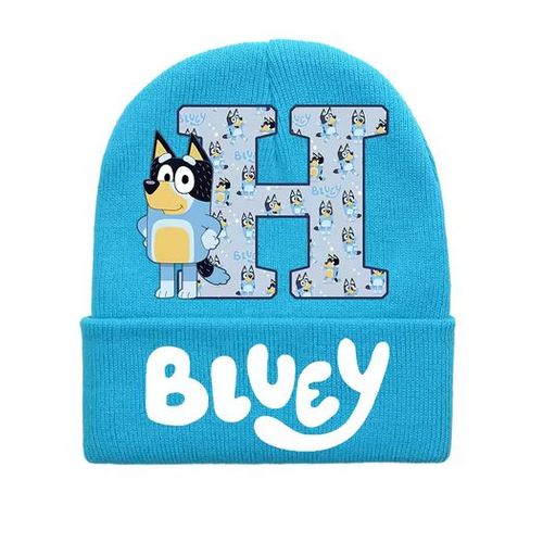 Bonnet Bluey Bingo Pour Enfants. Taille Unique - Lettre H
