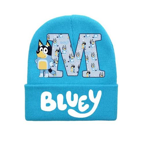 Bonnet Bluey Bingo Pour Enfants. Taille Unique - Lettre M