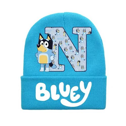 Bonnet Bluey Bingo Pour Enfants. Taille Unique - Lettre N