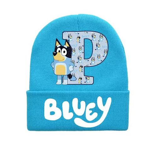 Bonnet Bluey Bingo Pour Enfants. Taille Unique - Lettre P