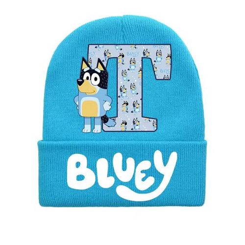 Bonnet Bluey Bingo Pour Enfants. Taille Unique - Lettre T