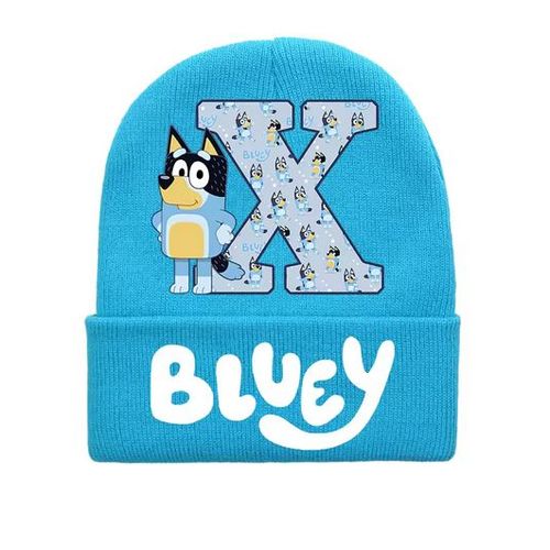 Bonnet Bluey Bingo Pour Enfants. Taille Unique - Lettre X