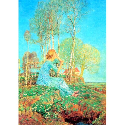 Vogeler Heinrich Cartes Postales Tableaux Peinture