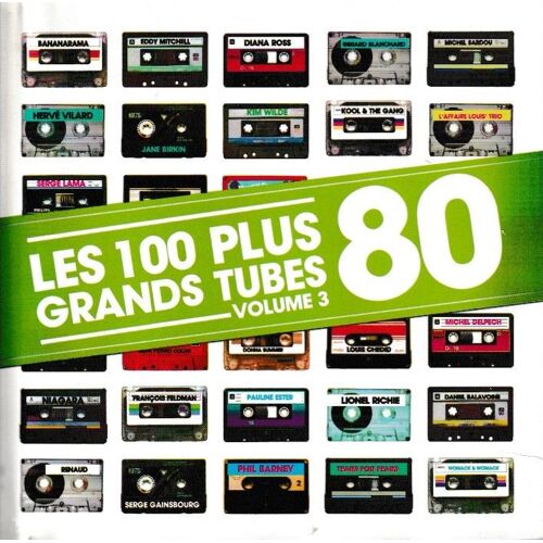 ®Les 100 Plus Grands Tubes 80 Volume 3. 5cd 100 Titres (P) Compilation 2011 ®Universal Music Strategic Marketing ®Serial Records © ®Universal Music France Made In The E.U. «Coffret Box Big Jewel Case»