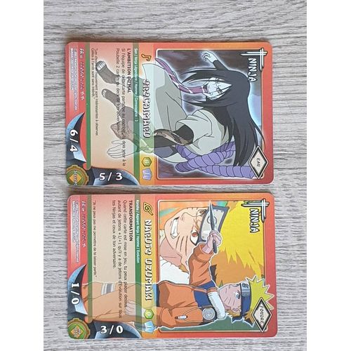 Lot Cartes Promo Naruto : Pr 11 Orochimaru + Pr 16 Naruto