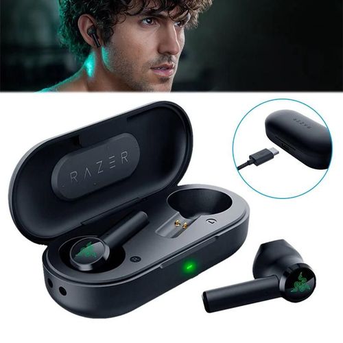 Razer Hammerhead True Wireless Bluetooth Compatible Haut-parleur Lecteur de musique USB rechargeable étanche