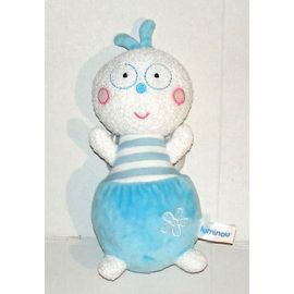 doudou luciole bleu luminou peluche insecte jemini