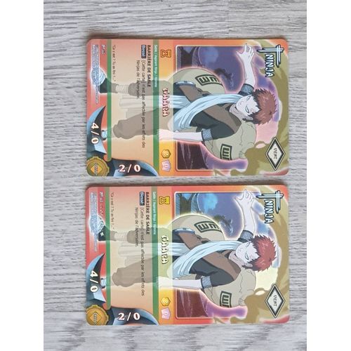 Lot Ni 117 Gaara ( Barrière De Sable), Carte Promo + Normale