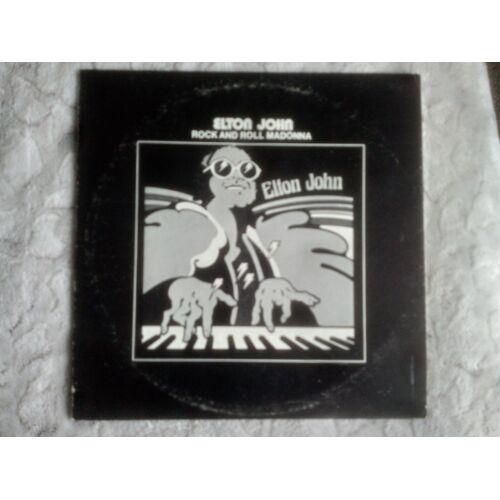 Elton John Rock N Roll Madonna Lp Live 70s Original 
