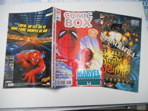 Comic Box N°28 + Cahier Steampunk Ashcan + Poster Fantastic Four Et Rising Stars Tbe