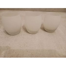 lot de 3 pots en verre pour mettre bougies ou autre chose