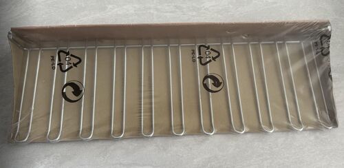 Neuve étagère à verres à vin Ikéa Sats chromée 43,5 cm X 15 cm