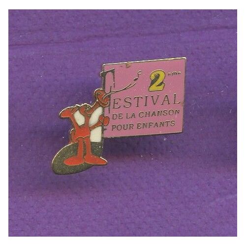 Rare Pins Musique 2 Eme Festival De La Chanson Pour Enfants Egf A954
